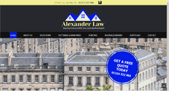 Desktop Screenshot of alexanderlaw.co.uk