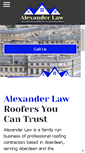 Mobile Screenshot of alexanderlaw.co.uk